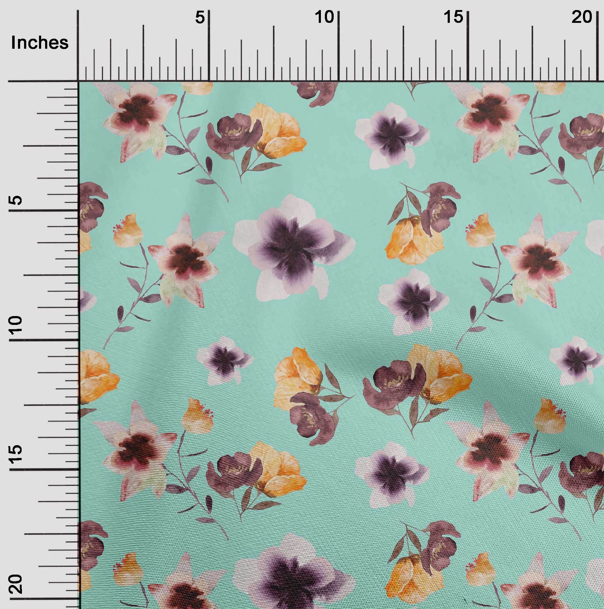 oneOone Cotton Flex Aquamarine Fabric Flower & Leaves Watercolor Craft Project Decor Fabric Print By The Yard 40 дюймів 42 Inch Wide - Viscose Chiffon зелений
oneOone Cotton Flex Aquamarine Fabric Flower & Leaves Watercolor Craft Project Decor Fabric Print By The Yard 40 дюймів 42 Inch Wide - Viscose Chiffon зелений