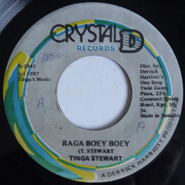 7inch Record TINGA STEWART Raga Boey Boey 2041 Crystal D 1987 Jamaica Reggae Ska Dub Used
7inch Record TINGA STEWART Raga Boey Boey 2041 Crystal D 1987 Jamaica Reggae Ska Dub Used