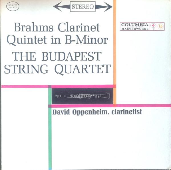 LP Record JOHANNES BRAHMS - DAVID OPPENHEIM , - Clarinet Quintet In B-Minor MS6226 CBS Masterworks US Classical Used
LP Record JOHANNES BRAHMS - DAVID OPPENHEIM , - Clarinet Quintet In B-Minor MS6226 CBS Masterworks US Classical Used