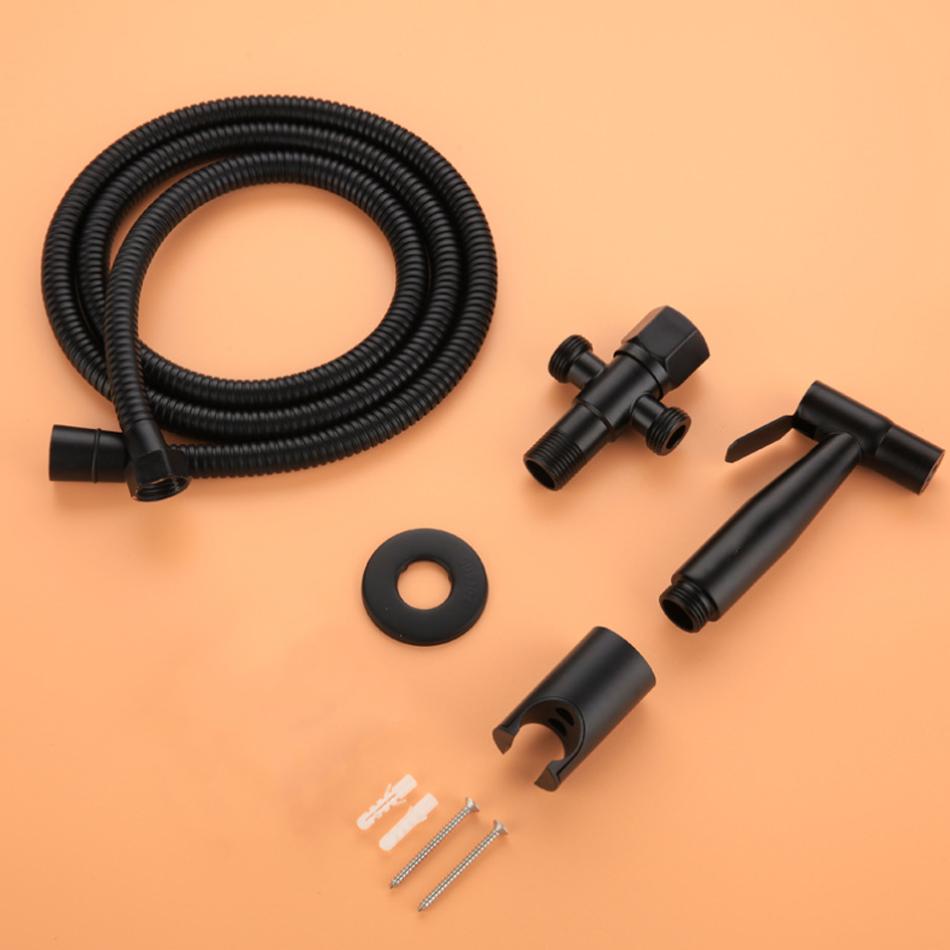 Ручной смеситель для унитаза и биде, черный, нержавеющая сталь 304, настенное крепление для ванной комнаты, ручной смеситель для биде, душевая лейка, самоочищающаяся
Ручной смеситель для унитаза и биде, черный, нержавеющая сталь 304, настенное крепление для ванной комнаты, ручной смеситель для биде, душевая лейка, самоочищающаяся