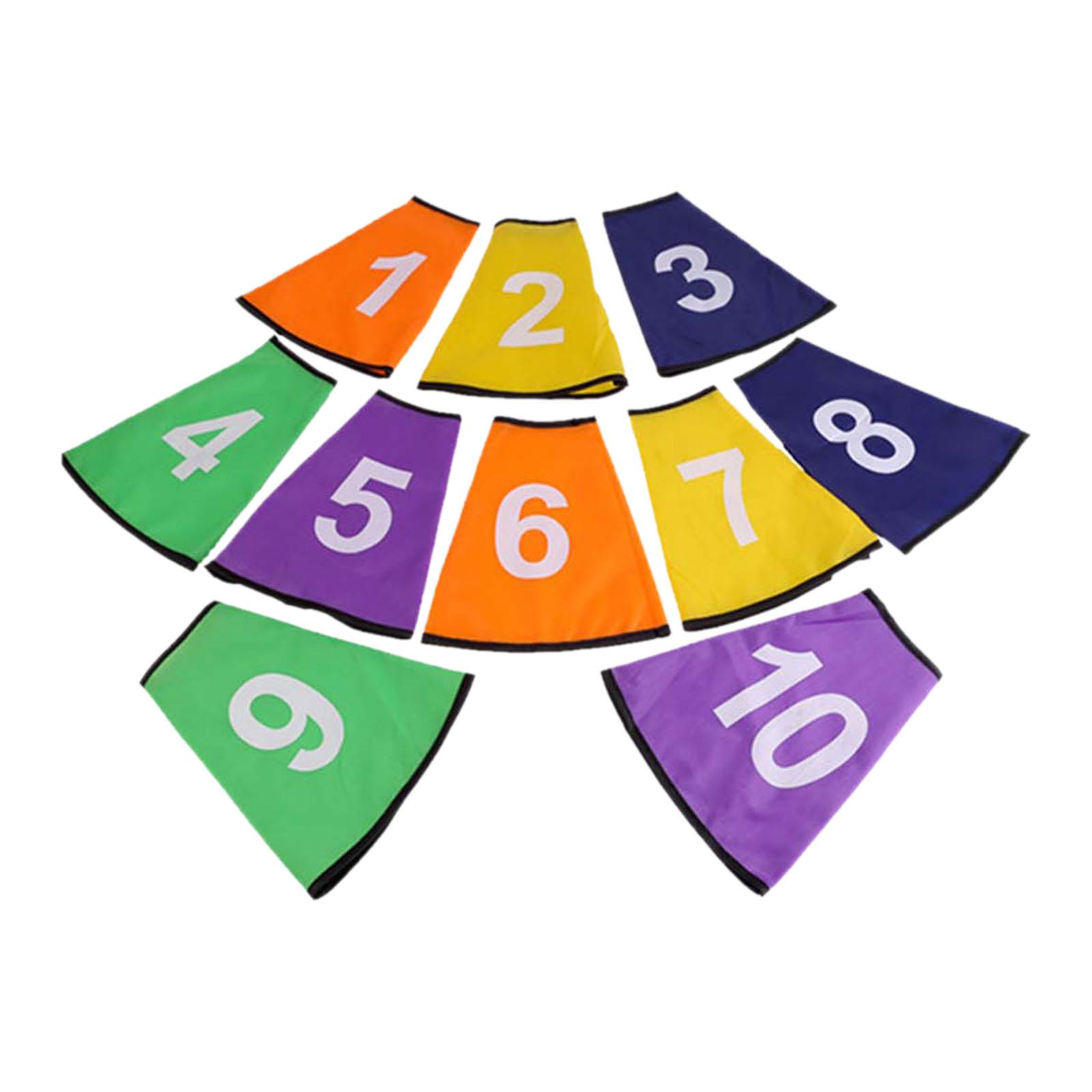 Number Soccer Cone Collars Bright Color Agility Sleeves for Football Basketball Classroom Training різнокольоровий
Number Soccer Cone Collars Bright Color Agility Sleeves for Football Basketball Classroom Training різнокольоровий