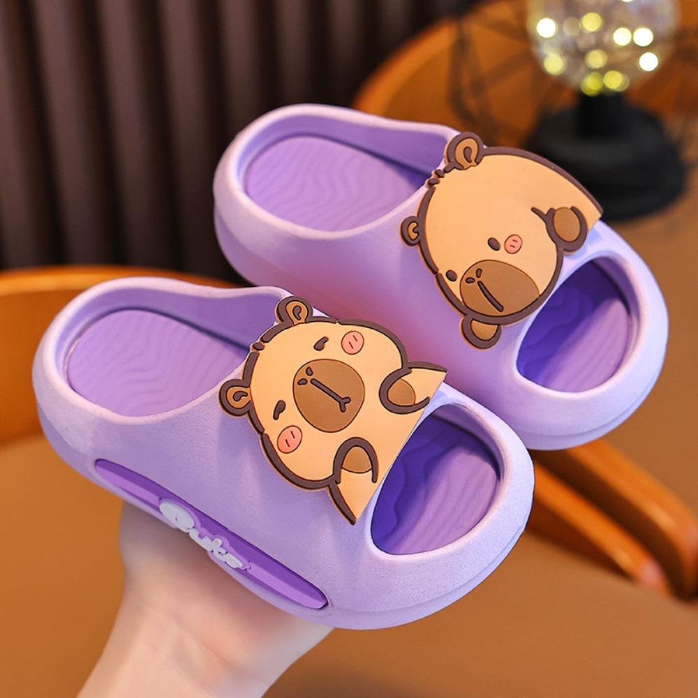 Cartoon Cute Capybara Slippers Anti Slip Children s Bathroom Sandals Bedroom EUR24-25 фіолетовий
Cartoon Cute Capybara Slippers Anti Slip Children s Bathroom Sandals Bedroom EUR24-25 фіолетовий