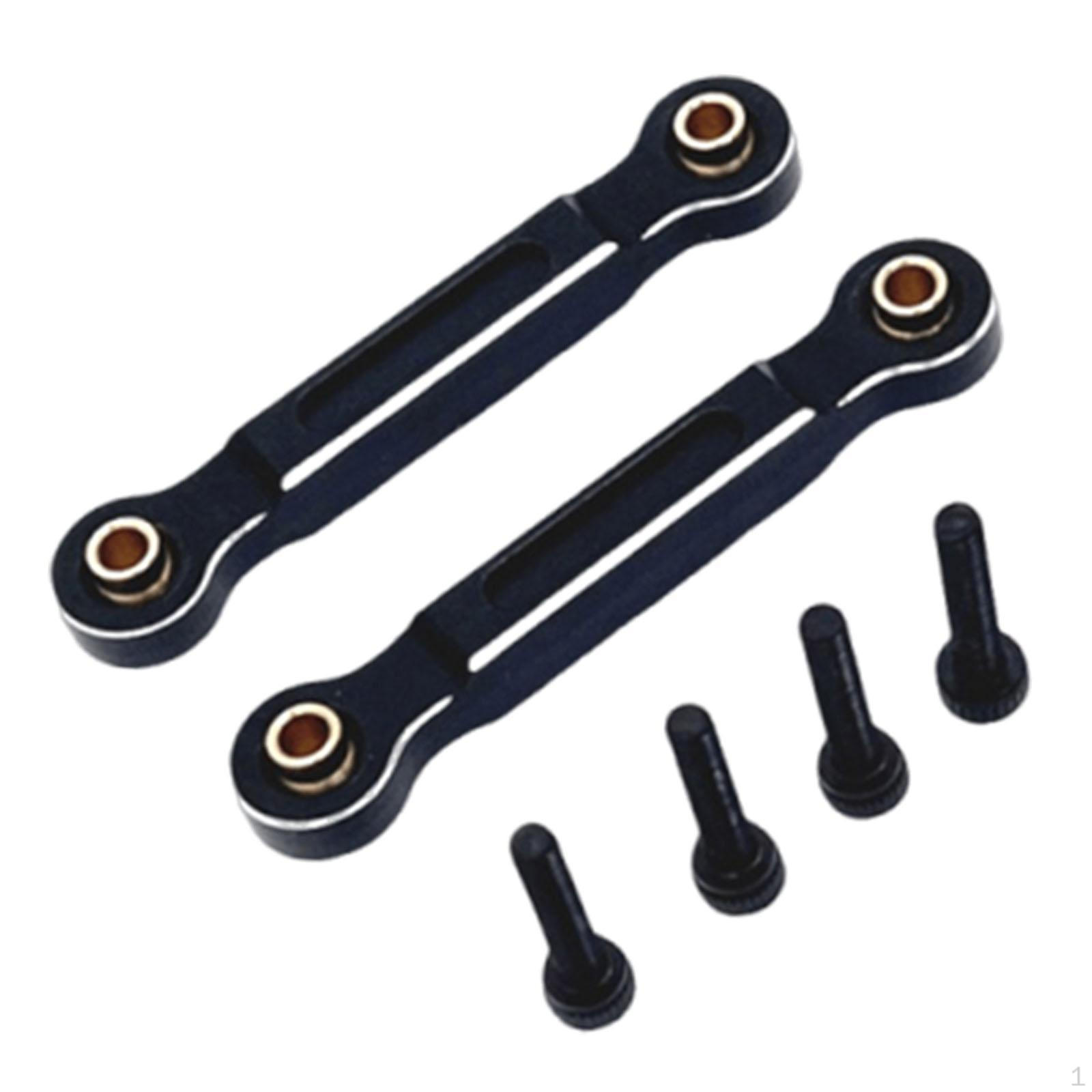 2 Pieces RC Car Chassis Fixing Linkage Rod Lightweight Front Steering Fixed Parts Link Rods Black Silver
2 Pieces RC Car Chassis Fixing Linkage Rod Lightweight Front Steering Fixed Parts Link Rods Black Silver