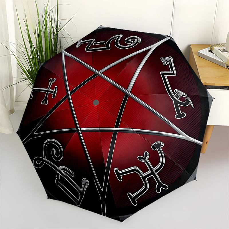 1pc Pentagram Symbol Umbrella with Plastic Handle,Suitable for All Seasons Home Travel Outdoor UmbrellaB1673
1pc Pentagram Symbol Umbrella with Plastic Handle,Suitable for All Seasons Home Travel Outdoor UmbrellaB1673