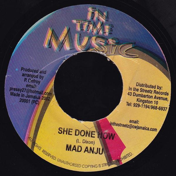 7inch Record MADD ANJU / LEXXUS - She Done Now / Gal Clamp NONE In Time Music 2001 Jamaica Reggae, Ska & Dub Used
7inch Record MADD ANJU / LEXXUS - She Done Now / Gal Clamp NONE In Time Music 2001 Jamaica Reggae, Ska & Dub Used
