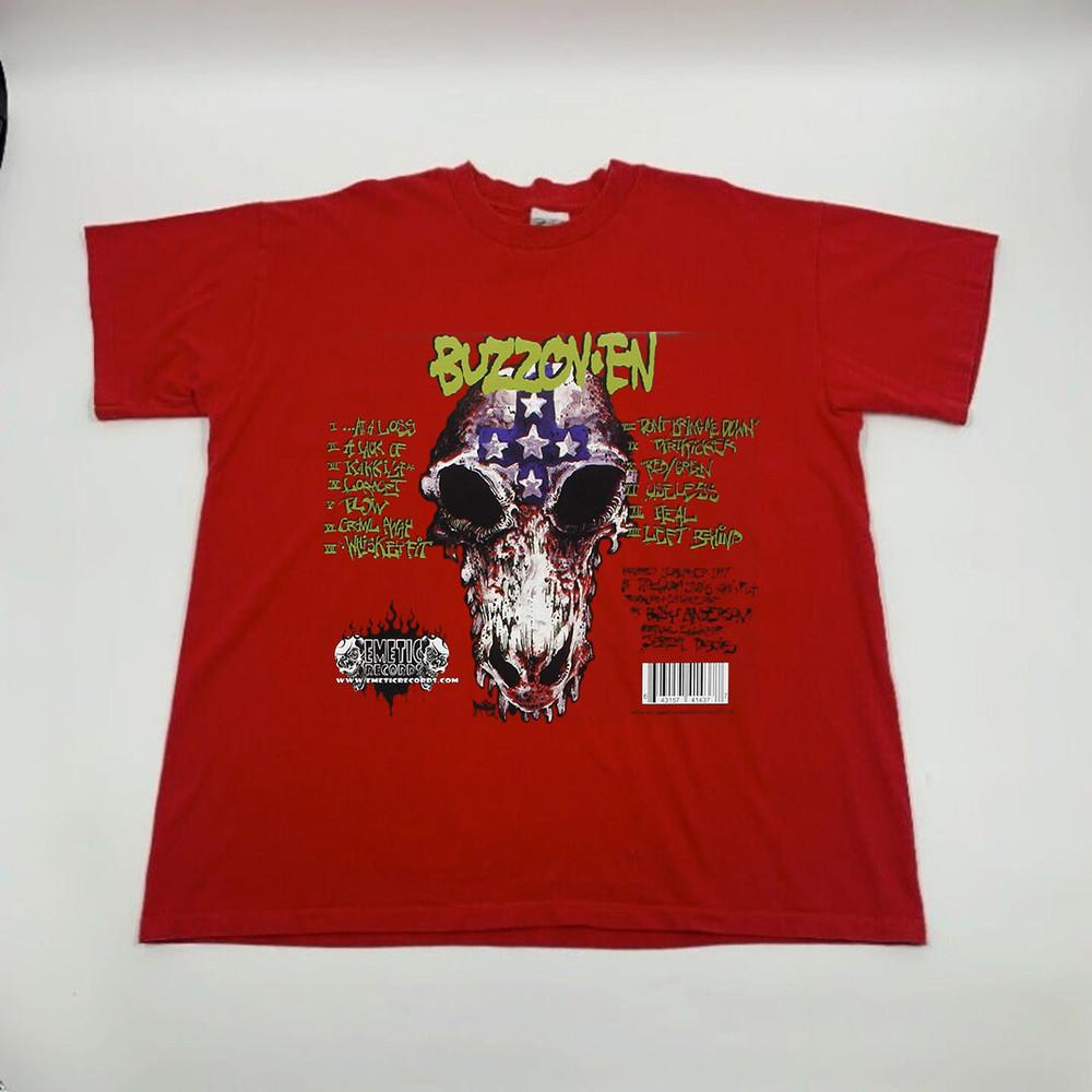 BUZZOVEN Футболка з принтом Band At A Loss Червона Повний розмір S-5XL FH439 Унісекс XXL
BUZZOVEN Футболка з принтом Band At A Loss Червона Повний розмір S-5XL FH439 Унісекс XXL