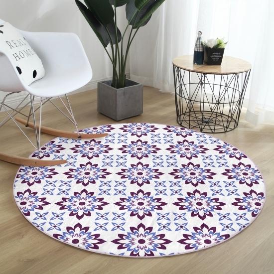 Modern Floral Picture Digital Printed Colorful Living Room and Living Room Round Carpet With Washable Non-Slip Base Deymend
Modern Floral Picture Digital Printed Colorful Living Room and Living Room Round Carpet With Washable Non-Slip Base Deymend