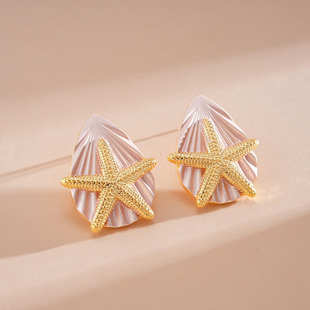 DIGADAGU Alloy Shell Starfish Geometric Stud Earrings New Simple Cute Earrings Women Party Zircon Accessories розовый
DIGADAGU Alloy Shell Starfish Geometric Stud Earrings New Simple Cute Earrings Women Party Zircon Accessories розовый
