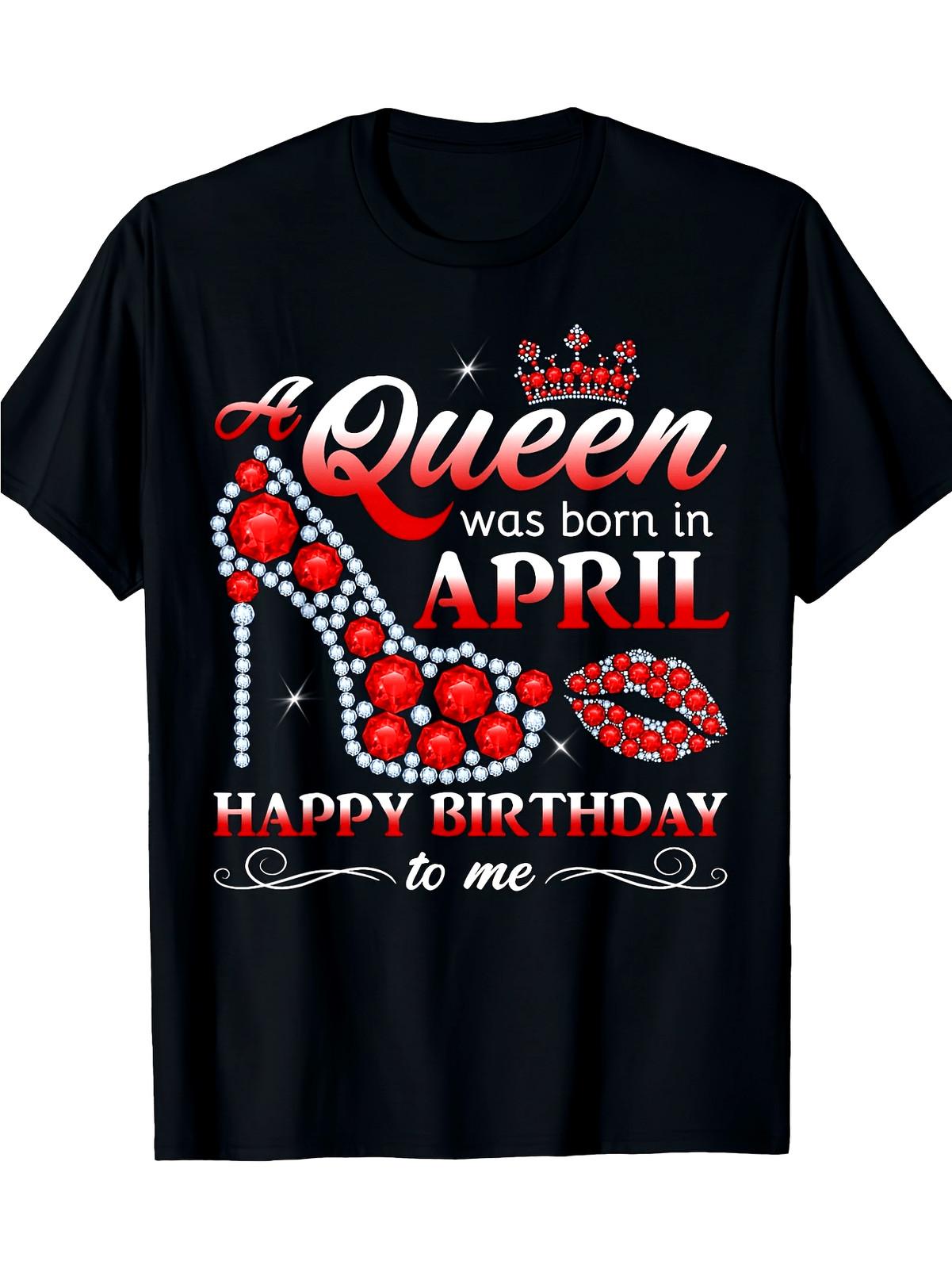 April Birthday Queen T-Shirt - Women S & Men S Birthday Gift Idea - Soft Breat 5XL різнокольоровий
April Birthday Queen T-Shirt - Women S & Men S Birthday Gift Idea - Soft Breat 5XL різнокольоровий
