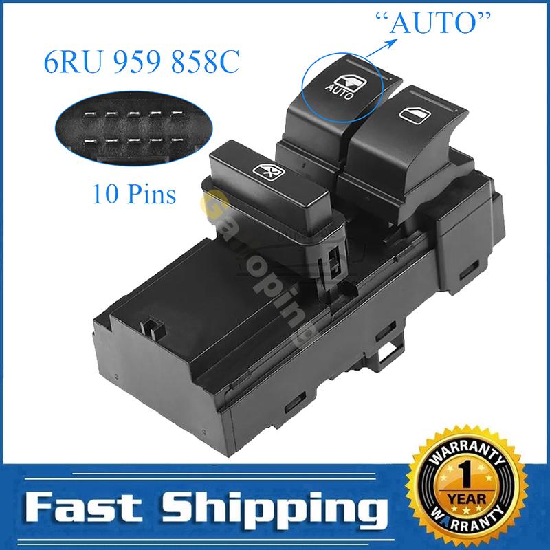 For VW Polo/Derby/Vento 2011 - Electric Power Master Window Lifter Switch Control Regulator Button 6RU 959 858C Car Parts
For VW Polo/Derby/Vento 2011 - Electric Power Master Window Lifter Switch Control Regulator Button 6RU 959 858C Car Parts
