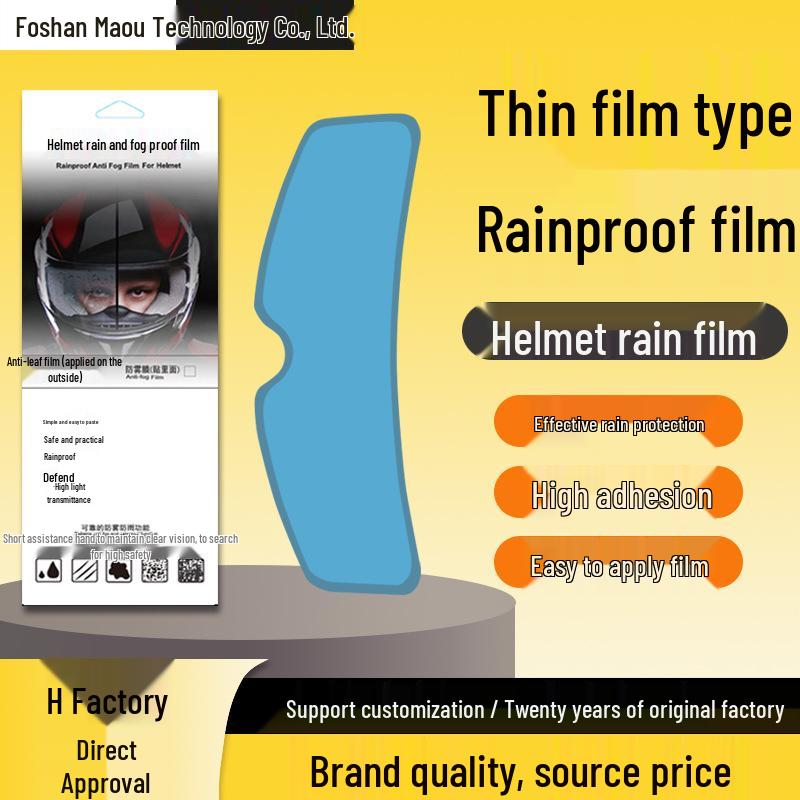 Motorcycle Helmet Rainproof & Anti-fog Sticker for Cycling Travel English Packaging
Motorcycle Helmet Rainproof & Anti-fog Sticker for Cycling Travel English Packaging