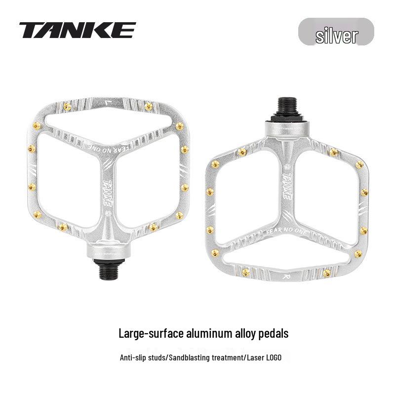 TANKE High-Strength Aluminum Alloy Waterproof Wear-Resistant Mountain Bike Pedals with Short Axle and Spikes срібний
TANKE High-Strength Aluminum Alloy Waterproof Wear-Resistant Mountain Bike Pedals with Short Axle and Spikes срібний