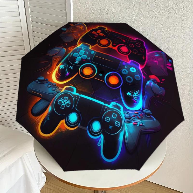 1pc Video Game Controllers Neon Artwork Umbrella with Plastic Handle,Suitable for All Seasons Home Travel Outdoor UmbrellaDD479
1pc Video Game Controllers Neon Artwork Umbrella with Plastic Handle,Suitable for All Seasons Home Travel Outdoor UmbrellaDD479