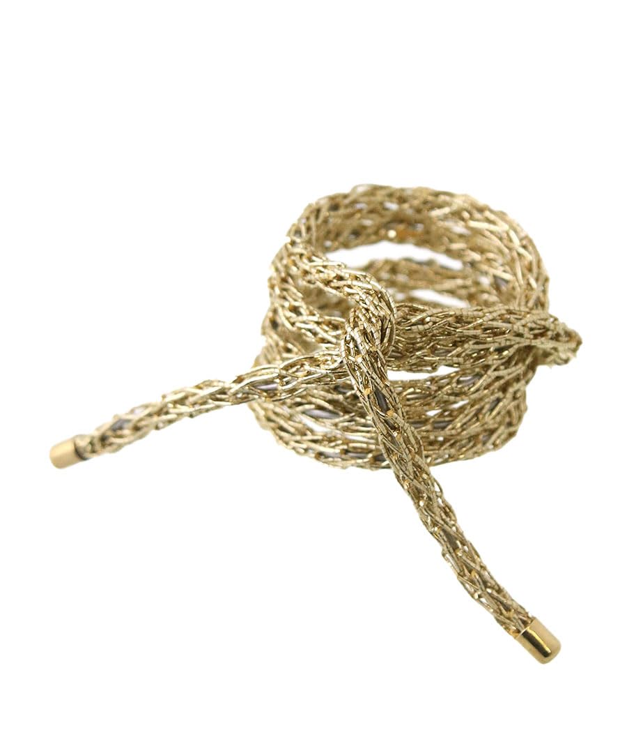 VINGTAINE Wire Pony Metallic Rope Braided Hair Accessory Wrap Arrangement Gold H7738-G-
VINGTAINE Wire Pony Metallic Rope Braided Hair Accessory Wrap Arrangement Gold H7738-G-