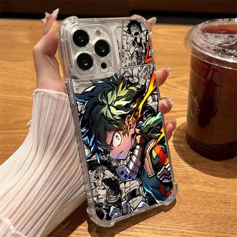 My Hero Cool Academias Anime Phone Case Clear For iPhone 17 16 14 15 11 12 13 Pro Max 16E 15 16 Plus 17Air Soft Shockproof Cover iPhone 16 Plus
My Hero Cool Academias Anime Phone Case Clear For iPhone 17 16 14 15 11 12 13 Pro Max 16E 15 16 Plus 17Air Soft Shockproof Cover iPhone 16 Plus