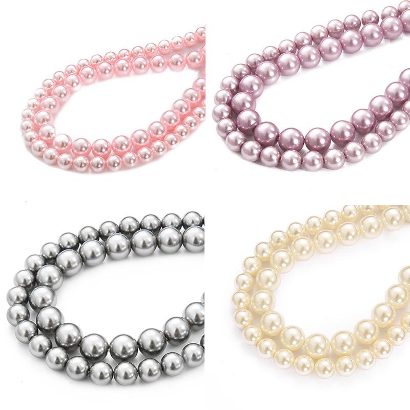 Handmade High-Gloss Imitation Pearl Beads for DIY Jewelry & Accessories 6mm diameter, 1mm hole, approx. 69 beads per pack розовый
Handmade High-Gloss Imitation Pearl Beads for DIY Jewelry & Accessories 6mm diameter, 1mm hole, approx. 69 beads per pack розовый