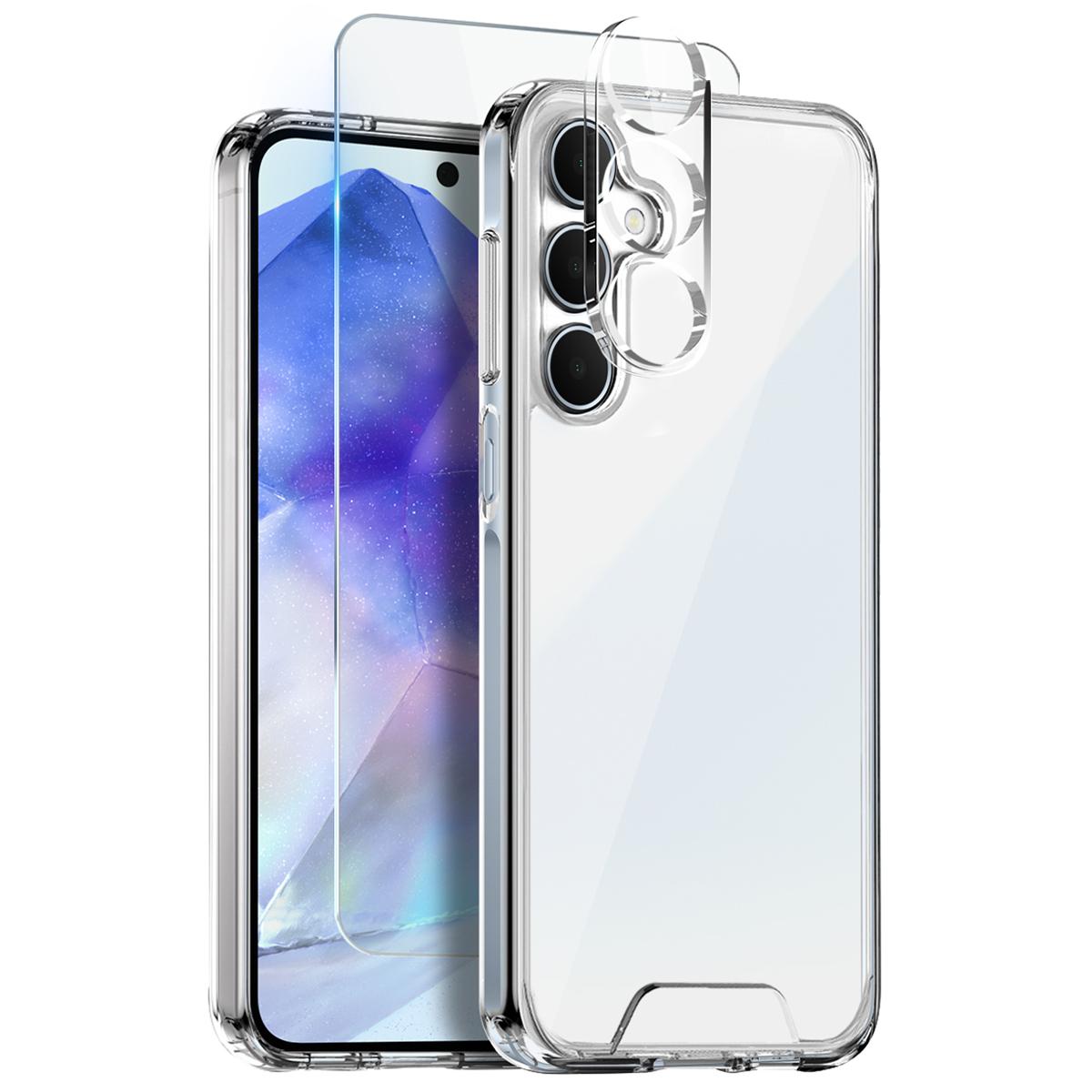 NORTHJO For Samsung Galaxy A55 5G Case Transparent PC+TPU Phone Cover Set with Screen Film+Lens Film A
NORTHJO For Samsung Galaxy A55 5G Case Transparent PC+TPU Phone Cover Set with Screen Film+Lens Film A