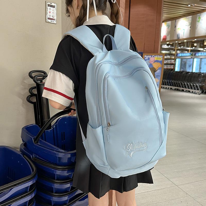 Student schoolbag High value junior high school student fashion backpack Fashion large capacity simple backpack Anti-splashing schoolbag синій
Student schoolbag High value junior high school student fashion backpack Fashion large capacity simple backpack Anti-splashing schoolbag синій