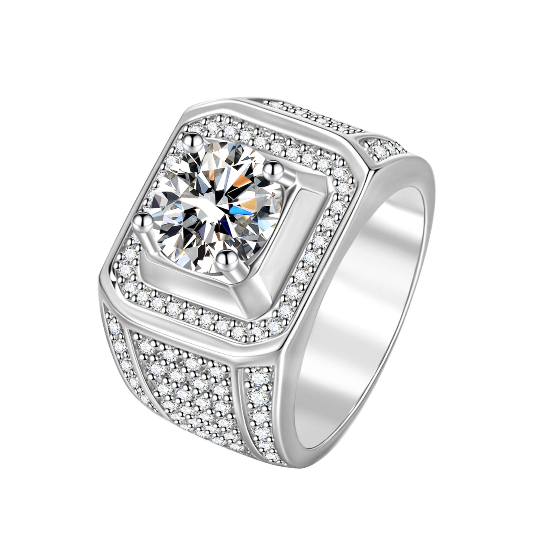 Мужское доминирующее кольцо в европейском и американском стиле, полностью инкрустированное микропаве из бриллиантов, с открытыми камнями US Size 10
Мужское доминирующее кольцо в европейском и американском стиле, полностью инкрустированное микропаве из бриллиантов, с открытыми камнями US Size 10