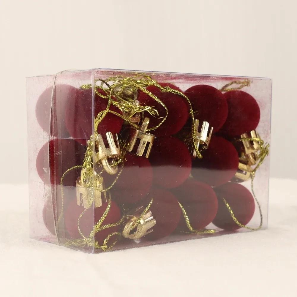 Portable 24pcs/box New Flocked Christmas Balls Ornaments 2cm Mini Christmas Tree Pendant Christmas Hanging Ball Christmas Tree червоний
Portable 24pcs/box New Flocked Christmas Balls Ornaments 2cm Mini Christmas Tree Pendant Christmas Hanging Ball Christmas Tree червоний