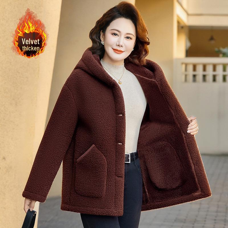 Mom s Warm Velvet Jacket: Winter 2025 Style for Middle-Aged & Elderly Women 2XL (53-60kg)
Mom s Warm Velvet Jacket: Winter 2025 Style for Middle-Aged & Elderly Women 2XL (53-60kg)