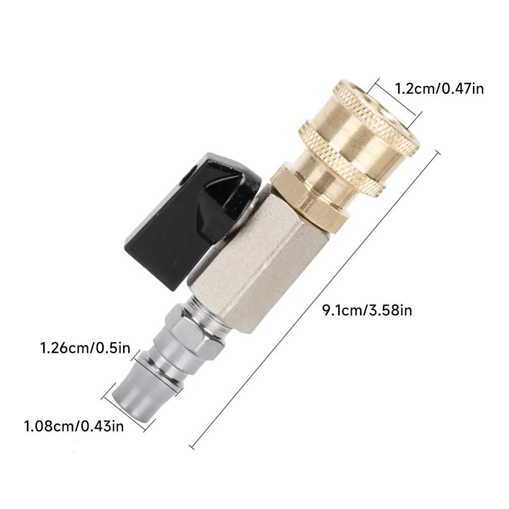 Universal High Pressure Washer High Pressure Washer Hose Switch Water Flow Quick Connector Brass Material As Shown in The Figure
Universal High Pressure Washer High Pressure Washer Hose Switch Water Flow Quick Connector Brass Material As Shown in The Figure