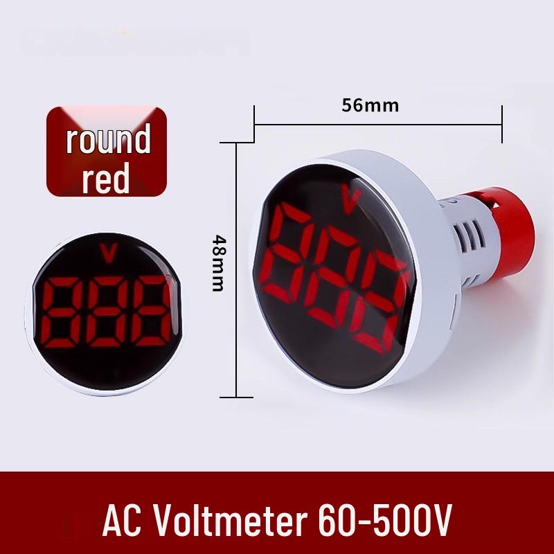 22mm Dual Display LED Voltage Current Frequency Meter - Round/Square
22mm Dual Display LED Voltage Current Frequency Meter - Round/Square