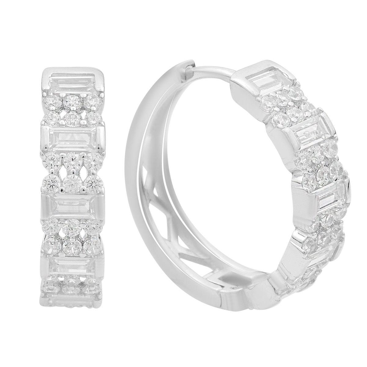 Silver earrings with cubic zirkonia (2192886) білий
Silver earrings with cubic zirkonia (2192886) білий