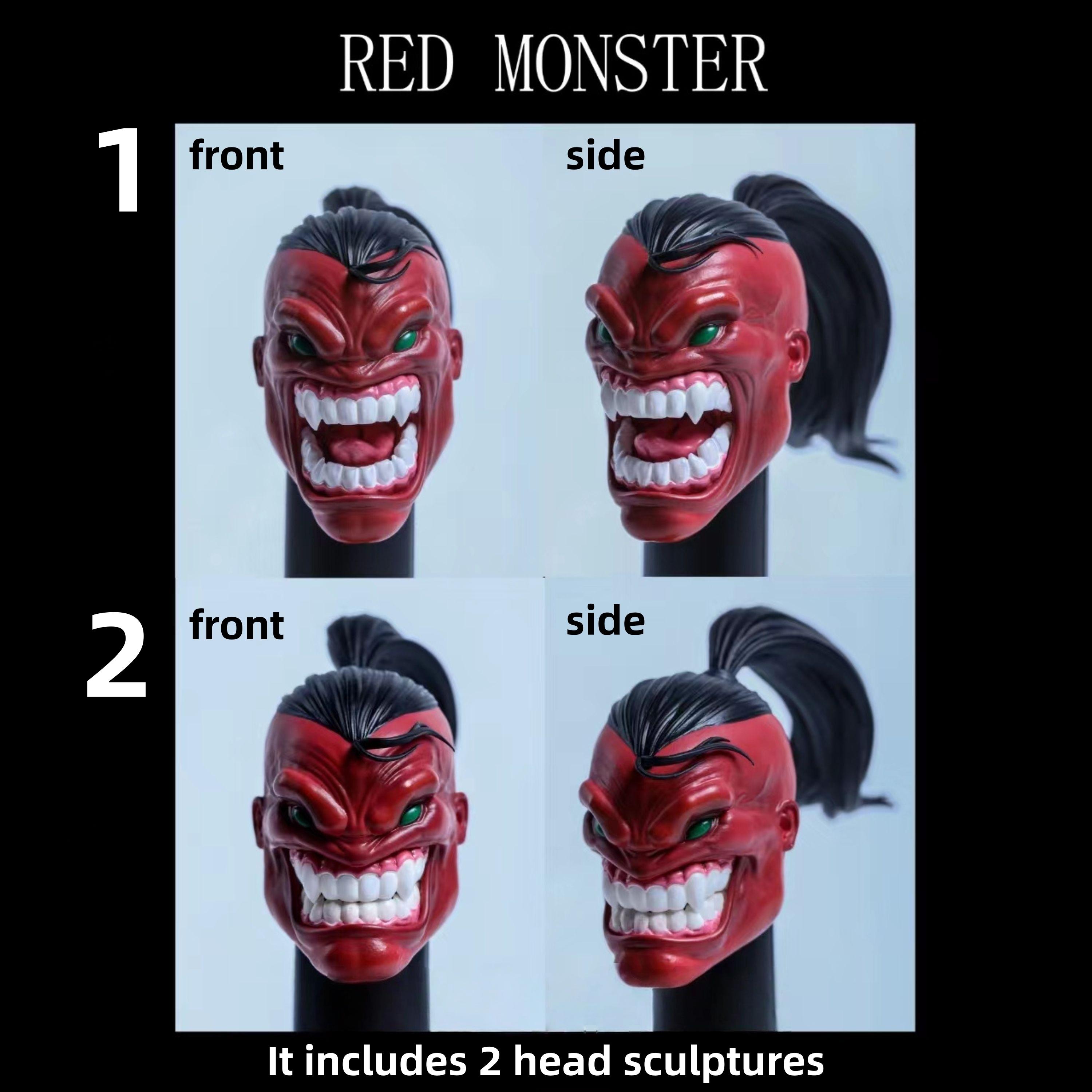 Devil Axy 1/12 Action Figure Head Replacement Parts Accessories Set Muscle Red And Grey Facial Statue Model Toys For Axy D001
Devil Axy 1/12 Action Figure Head Replacement Parts Accessories Set Muscle Red And Grey Facial Statue Model Toys For Axy D001