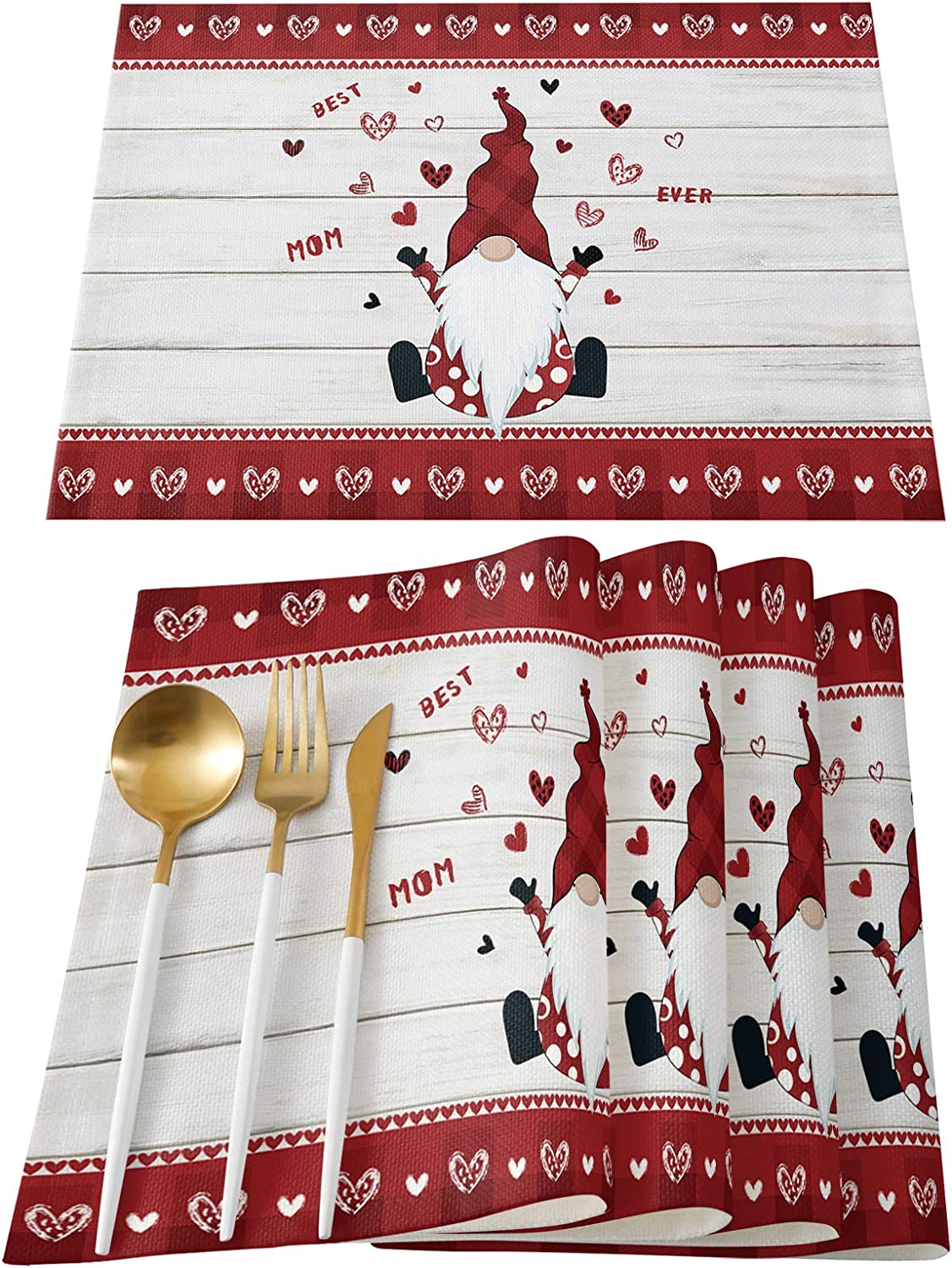 Halloween Washable Placemat for Dining Table Set of 2/4/6 Pcs Happy Halloween Pumpkin Truck Gnome with Witch Hat Bat Vintage 2pcs 30x45cm
Halloween Washable Placemat for Dining Table Set of 2/4/6 Pcs Happy Halloween Pumpkin Truck Gnome with Witch Hat Bat Vintage 2pcs 30x45cm