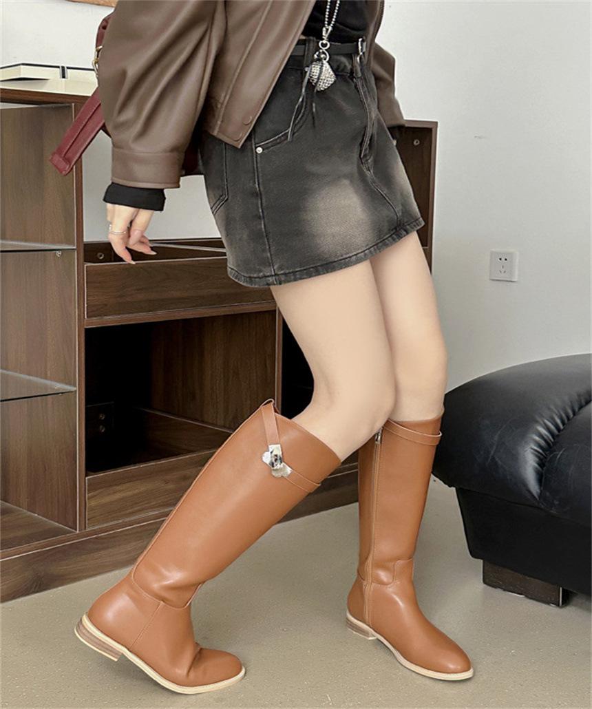 ins western retro boots middle heel 3cm knight boots women s autumn and winter new color matching but knee high women 39
ins western retro boots middle heel 3cm knight boots women s autumn and winter new color matching but knee high women 39