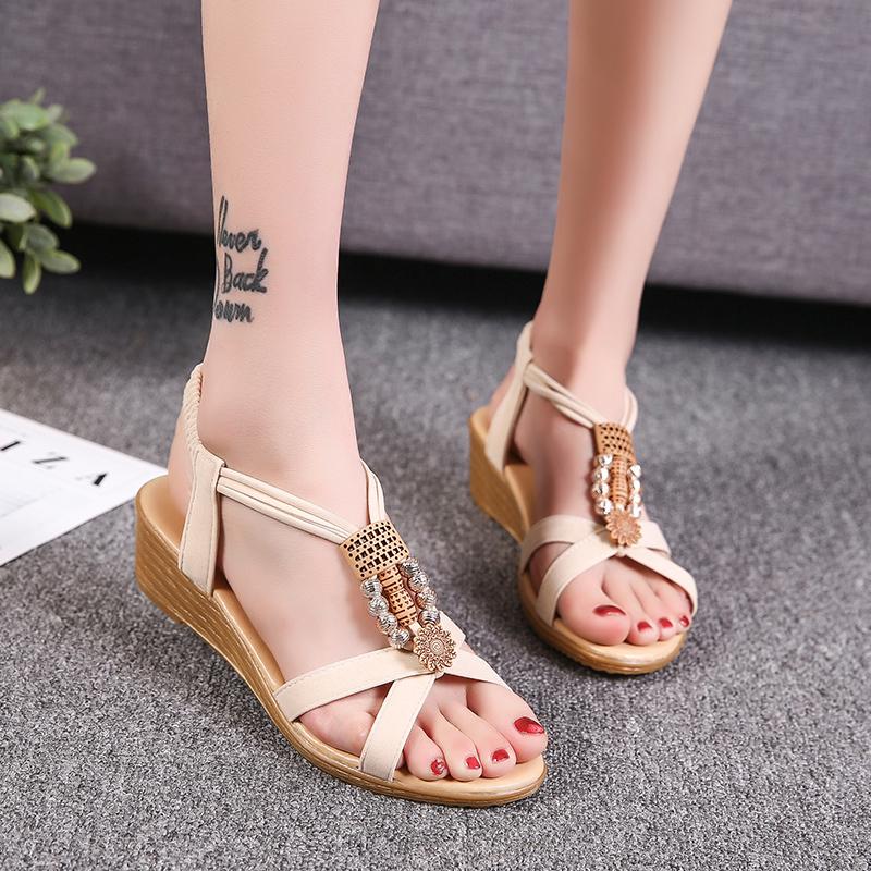 Fashion New Style Fashion Round Toe Wedge Heel Metal Decorated Fashionable Women s Shoes Flat Wear-resistant Comfortable Casual Sandals 40 бежевый
Fashion New Style Fashion Round Toe Wedge Heel Metal Decorated Fashionable Women s Shoes Flat Wear-resistant Comfortable Casual Sandals 40 бежевый