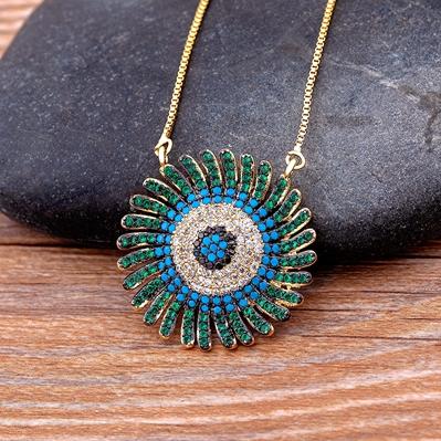 Hot Sale Turkish Evil Eye Green/Purple Pendant Women Bohemian Rhinestone Link Chain Choker Necklace Lucky Zircon Jewelry Gifts зелёный
Hot Sale Turkish Evil Eye Green/Purple Pendant Women Bohemian Rhinestone Link Chain Choker Necklace Lucky Zircon Jewelry Gifts зелёный
