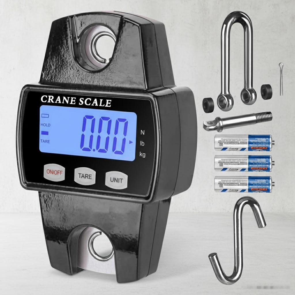 660lb Digital Hanging Scale Aluminum Case Handheld 300Kg Mini Crane Scale Hooks for Farm Hunting Fishing Outdoor чорний
660lb Digital Hanging Scale Aluminum Case Handheld 300Kg Mini Crane Scale Hooks for Farm Hunting Fishing Outdoor чорний