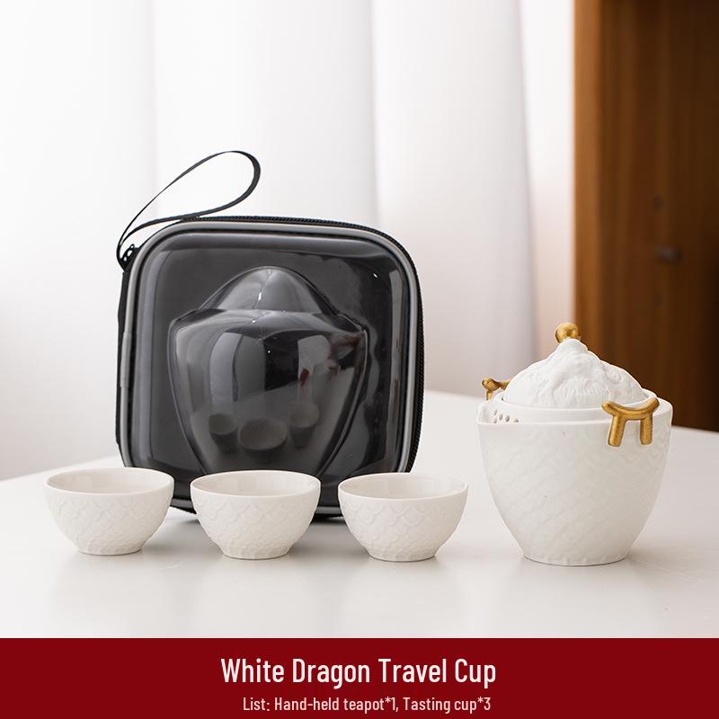 Портативный чайный набор Гайвань в год Дракона: Дорожный набор кунг-фу с одним чайником и четырьмя чашками
Портативный чайный набор Гайвань в год Дракона: Дорожный набор кунг-фу с одним чайником и четырьмя чашками