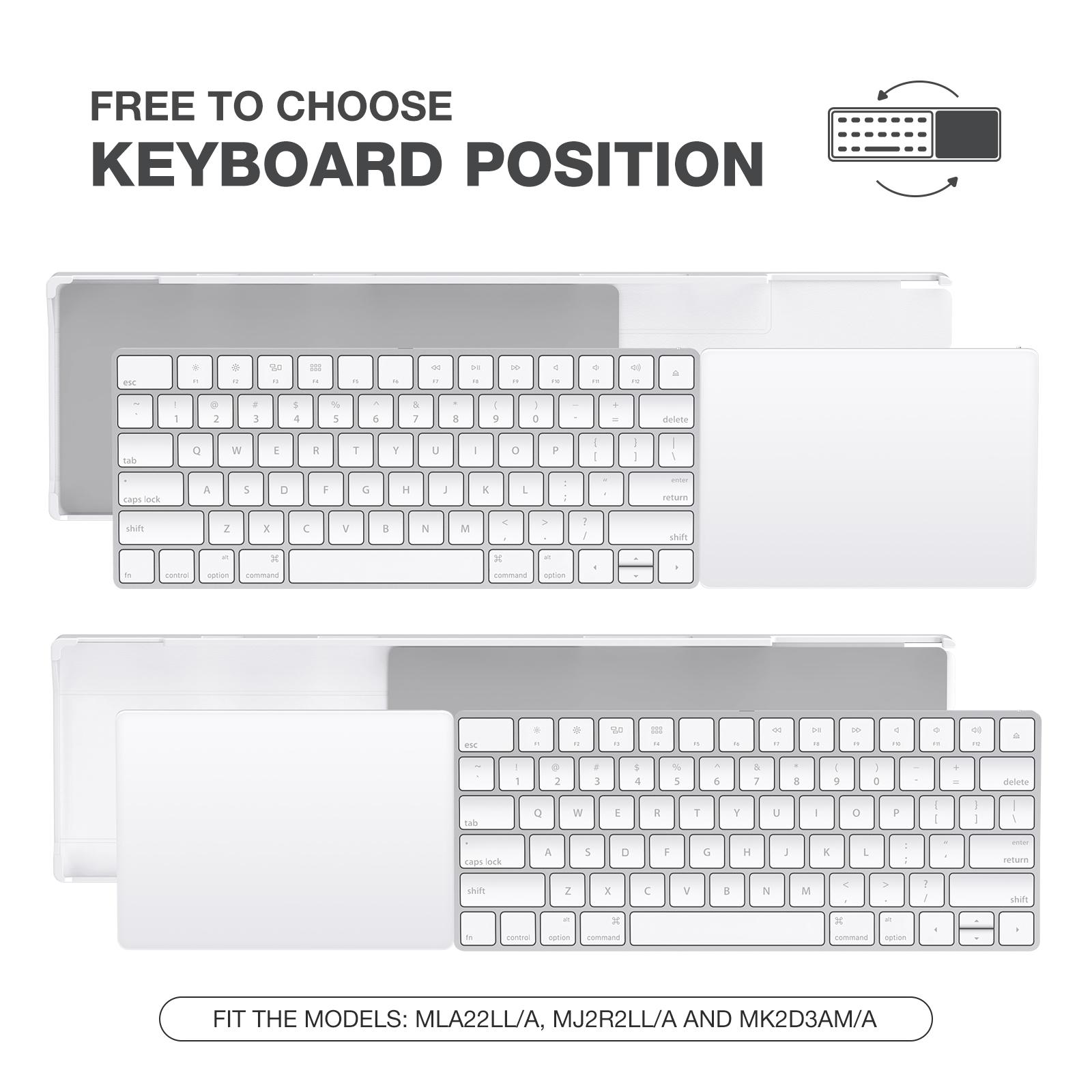 BESTAND For Apple Magic Trackpad 2/3/Magic Keyboard 2/3 Adjustable Bracket Desktop Holder Stand White
BESTAND For Apple Magic Trackpad 2/3/Magic Keyboard 2/3 Adjustable Bracket Desktop Holder Stand White