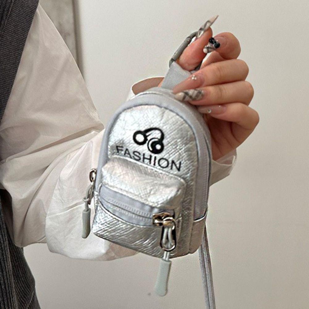 Hanging Neck Small Wallet Coin Pouch Mini Backpack Pendant Casual Nylon Coin Purse Children срібний
Hanging Neck Small Wallet Coin Pouch Mini Backpack Pendant Casual Nylon Coin Purse Children срібний