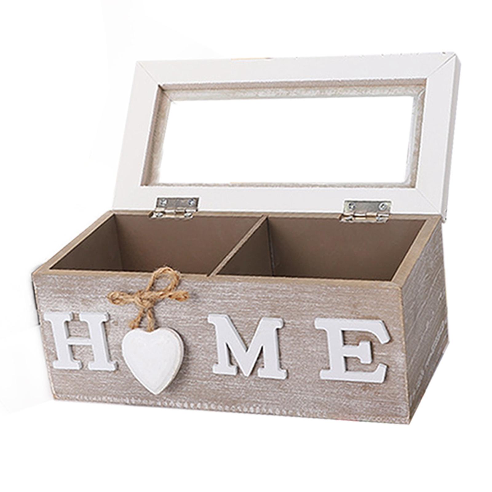 Деревянная коробка для чая с крышкой, держатель для чайных пакетиков, органайзер для различных видов чая и приправ
Деревянная коробка для чая с крышкой, держатель для чайных пакетиков, органайзер для различных видов чая и приправ