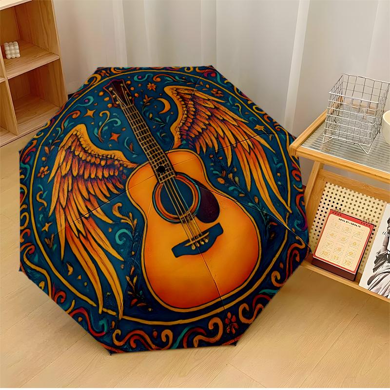 Astronaut Playing Guitar Printed umbrella windproof folding umbrella portable sun and rain umbrella suitable for gifting
Astronaut Playing Guitar Printed umbrella windproof folding umbrella portable sun and rain umbrella suitable for gifting