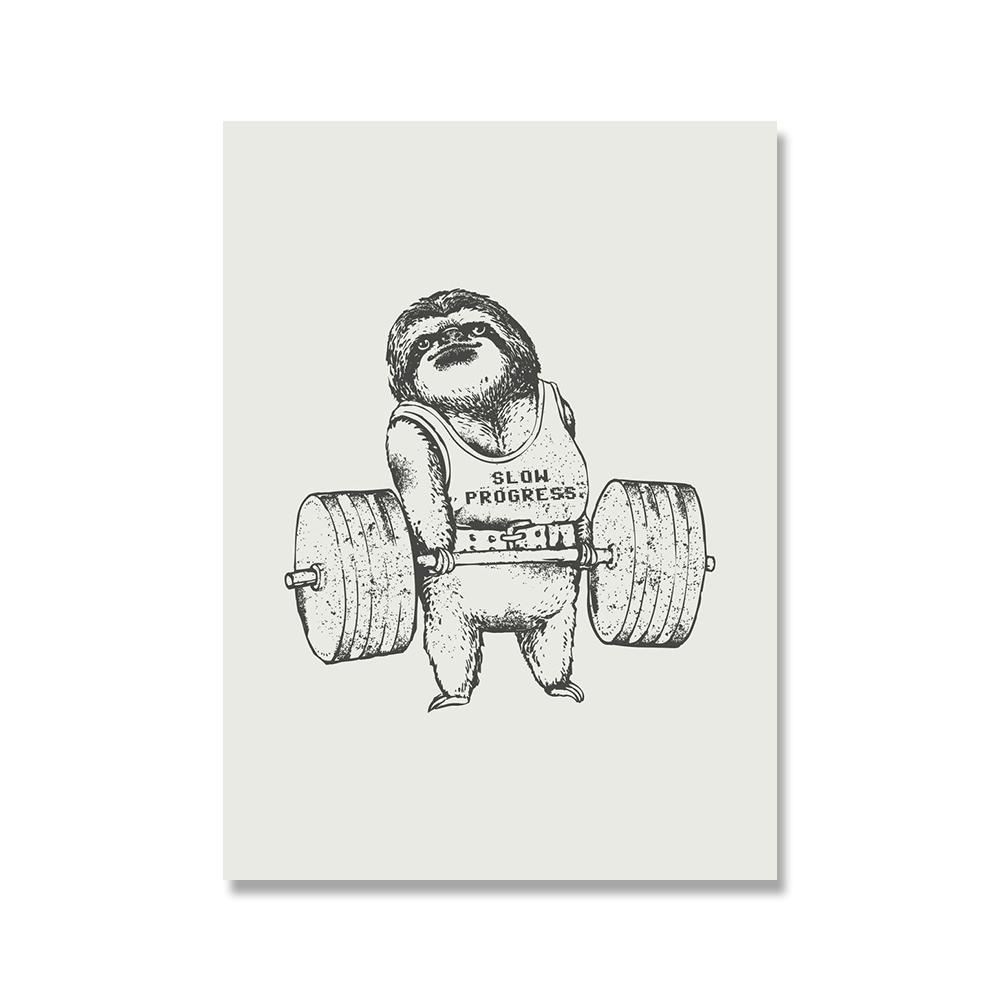 Чорно-біла тварина Ліфт Спорт Картина на полотні Мопс Бульдог Лінивець Кіт Робить вправи Плакат Тренажерний зал Настінне мистецтво Друк Картинки Декор кімнати 21x30cm No Framed
Чорно-біла тварина Ліфт Спорт Картина на полотні Мопс Бульдог Лінивець Кіт Робить вправи Плакат Тренажерний зал Настінне мистецтво Друк Картинки Декор кімнати 21x30cm No Framed