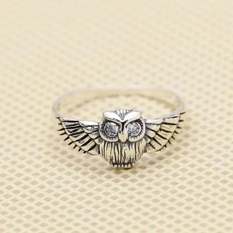 Buyee 925 Sterling Silver Ring Finger Cute Owl Small Open Ring for Women Fashion Animal Fine Jewelry Circle with Box resizable
Buyee 925 Sterling Silver Ring Finger Cute Owl Small Open Ring for Women Fashion Animal Fine Jewelry Circle with Box resizable