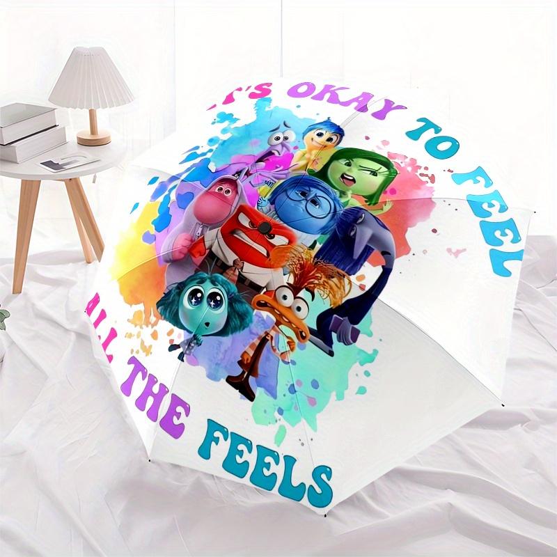 Inside Out 2 Theme Automatic Compact Folding Cute Umbrella - Portable and Durable, 8-Bone Iron Umbrella for All Weather0707094
Inside Out 2 Theme Automatic Compact Folding Cute Umbrella - Portable and Durable, 8-Bone Iron Umbrella for All Weather0707094