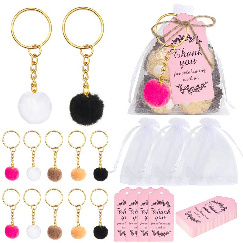 25 Sets Guests Return Gifts Including Plush Ball Keychains Thank You Tags White Organza Bags For Baby Shower Favors Wedding
25 Sets Guests Return Gifts Including Plush Ball Keychains Thank You Tags White Organza Bags For Baby Shower Favors Wedding