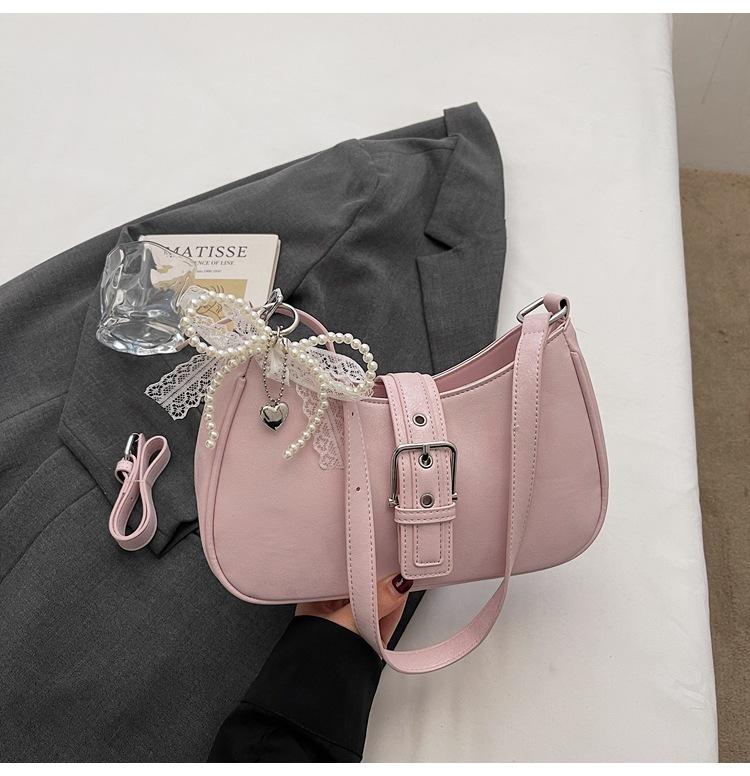 Korean-Style Women s Underarm Bag High-Quality Belt Decorati Versatile Fashi 2026 New Style
Korean-Style Women s Underarm Bag High-Quality Belt Decorati Versatile Fashi 2026 New Style