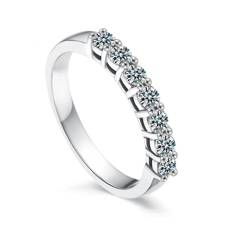 S Mozambican Steak Ring Closed Seven Princess Moissanite Ring Full of Tail Ring No. 5
S Mozambican Steak Ring Closed Seven Princess Moissanite Ring Full of Tail Ring No. 5