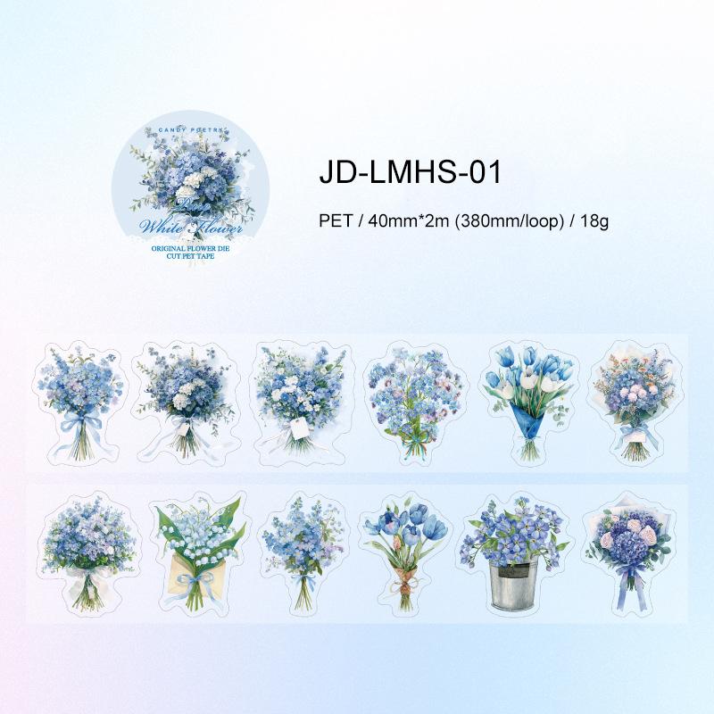 JIANWU Romantic Bouquet Series Vintage Flower Landscape Material Collage Scrapbooking PET Tape Creative DIY Journal Stationery
JIANWU Romantic Bouquet Series Vintage Flower Landscape Material Collage Scrapbooking PET Tape Creative DIY Journal Stationery