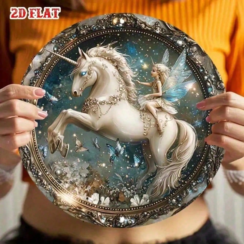 Vintage Fantasy Metal Poster Unicorn Enchanted Fairy 2D Wall Art Decor Framed Sign Indoor Outdoor Bedroom Living Room Gift різнокольоровий
Vintage Fantasy Metal Poster Unicorn Enchanted Fairy 2D Wall Art Decor Framed Sign Indoor Outdoor Bedroom Living Room Gift різнокольоровий