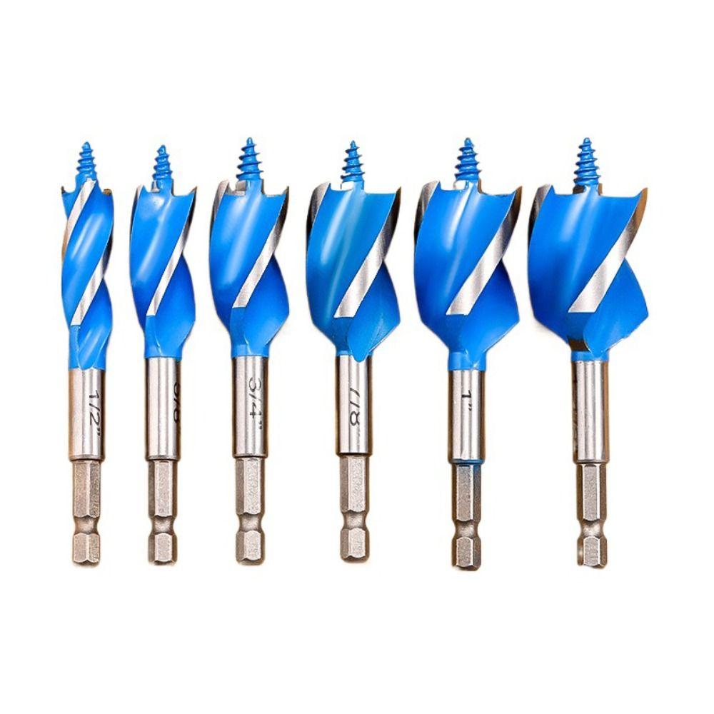 6pcs Fast Cut Twist Drill Bit Hex Handle Hole Opener Universal Auger Drill Bits Furniture
6pcs Fast Cut Twist Drill Bit Hex Handle Hole Opener Universal Auger Drill Bits Furniture