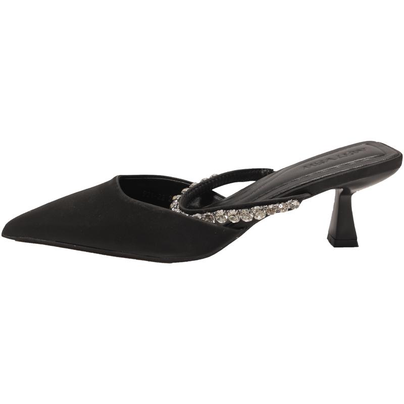 Босоножки на шпильках Весна Новые остроносые неглубокие горлышки Crystal Word с противоскользящим покрытием Износостойкие тапочки на высоком каблуке 42
Босоножки на шпильках Весна Новые остроносые неглубокие горлышки Crystal Word с противоскользящим покрытием Износостойкие тапочки на высоком каблуке 42