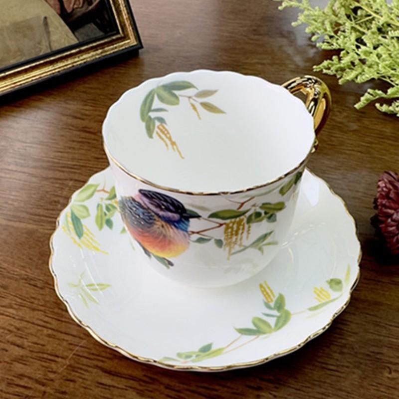 Rural Style Bird Coffee Cup and Plate Ceramic Flower Tea Cups Afternoon Tea Mug Breakfast Cup Dessert Plate Water Cups Milk Mug 201-300ml
Rural Style Bird Coffee Cup and Plate Ceramic Flower Tea Cups Afternoon Tea Mug Breakfast Cup Dessert Plate Water Cups Milk Mug 201-300ml